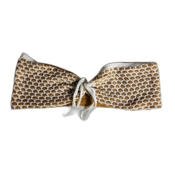 NWOT Shein Crochet Bikini XS Yellow Cream - Picture 2 of 7